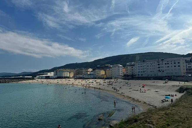 Apartamento Burela Paloma Playa Dış mekan fotoğraf